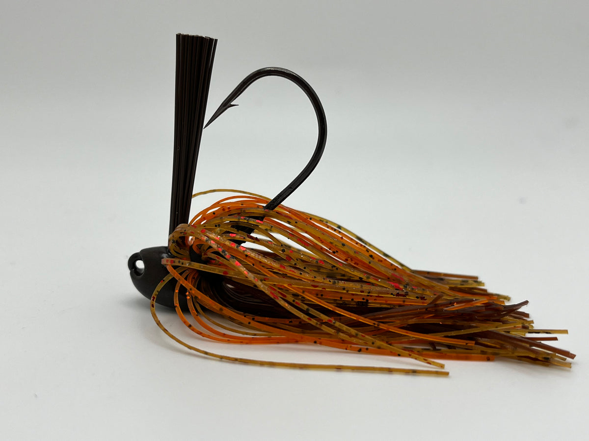 Brush Head Jigs Mustad EWG 4/0 hook or Mustad 4/0 Round bend hooks.