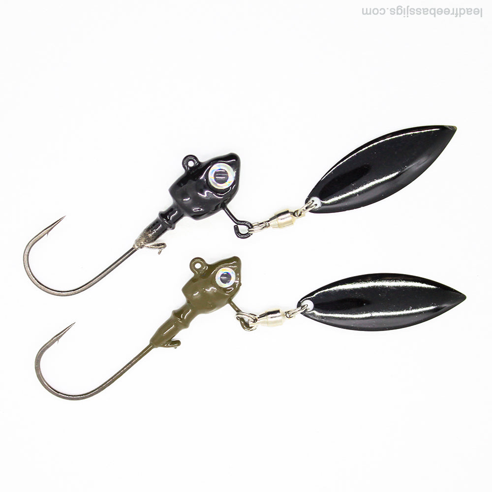 Under Spins with Gamakatsu 604 hooks.