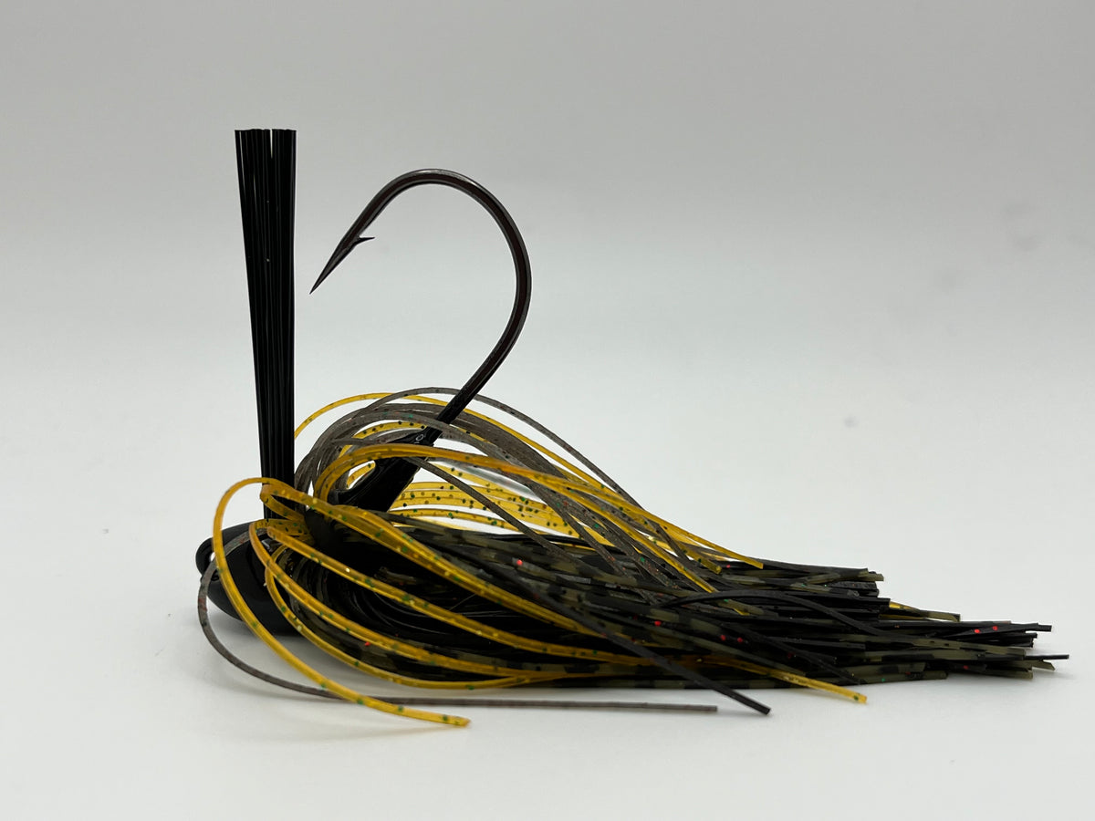Brush Head Jigs Mustad EWG 4/0 hook or Mustad 4/0 Round bend hooks.