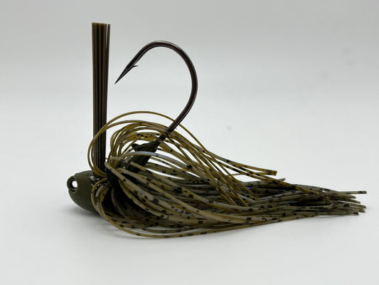 Brush Head Jigs Mustad EWG 4/0 hook or Mustad 4/0 Round bend hooks.
