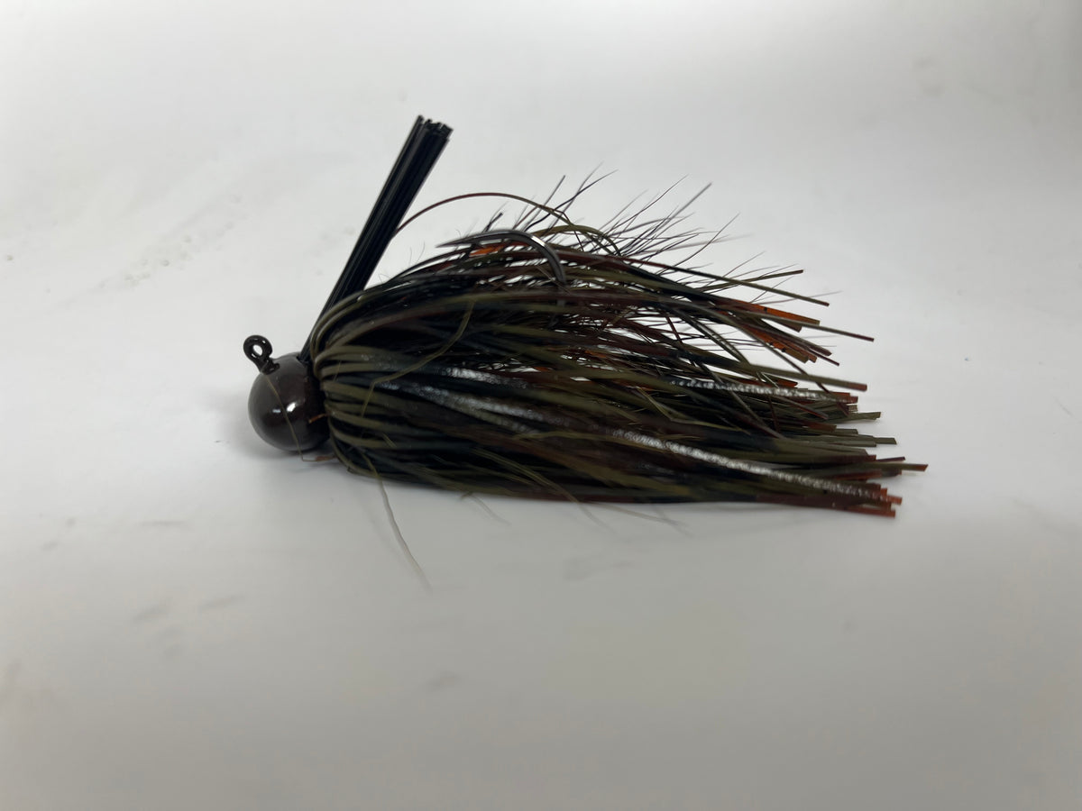 Hybrid football jigs / Hand tied with Silicone Deer and Elk hair Gamakatsu hook.