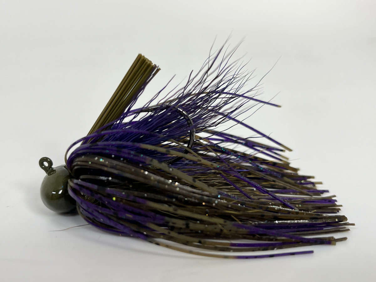 Hybrid football jigs / Hand tied with Silicone Deer and Elk hair Gamakatsu hook.