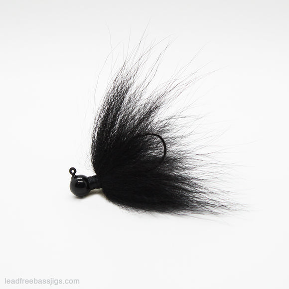Arctic Fox Hair Jigs / Owner 1/0 Hook –