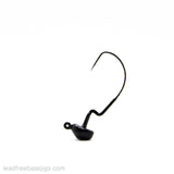 Mid West Finesse Heads - Weedless Wide Gap Victory Hooks.Five pack