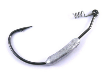 Weighted swimbait hook.